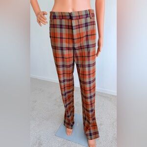 Zara Plaid Flare Pants